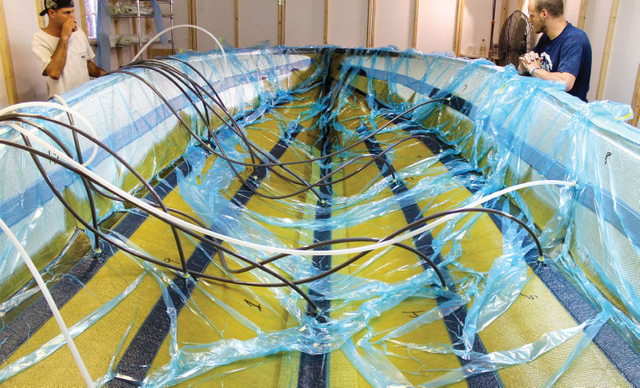 التطبيقات البحرية بدن القارب من الفوم، بدن القارب من ألواح الفوم