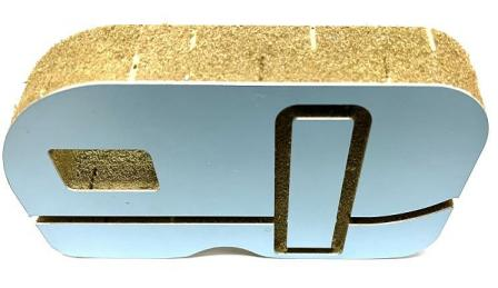 Material r&iacute;gido n&uacute;cleo de espuma de PVC de alta calidad con estructura de celda cerrada, ideal para aplicaciones estructurales como paneles s&aacute;ndwich.